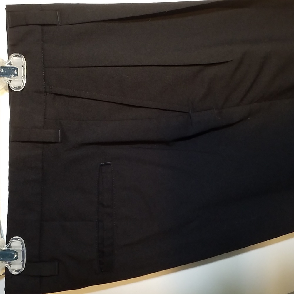GAP PANTS WOOL DRESS SLACKS 32/30 Black - Picture 5 of 6